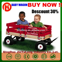 Carro de cuatro ruedas para bebés, niños, niños, carro plegable de madera, carro de herramientas, al aire libre, el parque de la playa